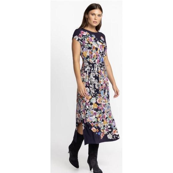 NWT John Was Fall Dance Tie Front Dress XL New With Tags - Picture 5 of 15